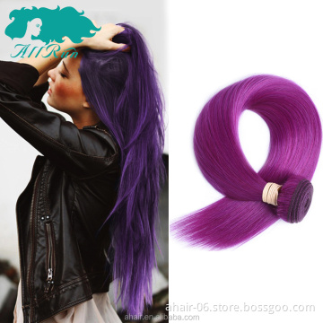 beaudiva Hair Brazilian purple Hair Weave Bundles 100% Human Hair extensions 1pc/lot brazilian bundles